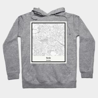 Map of Berlin - Germany Hoodie